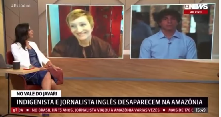 Andréia Sadi estreou como apresentadora do 'Estúdio I', da GloboNews, na segunda-feira (6)