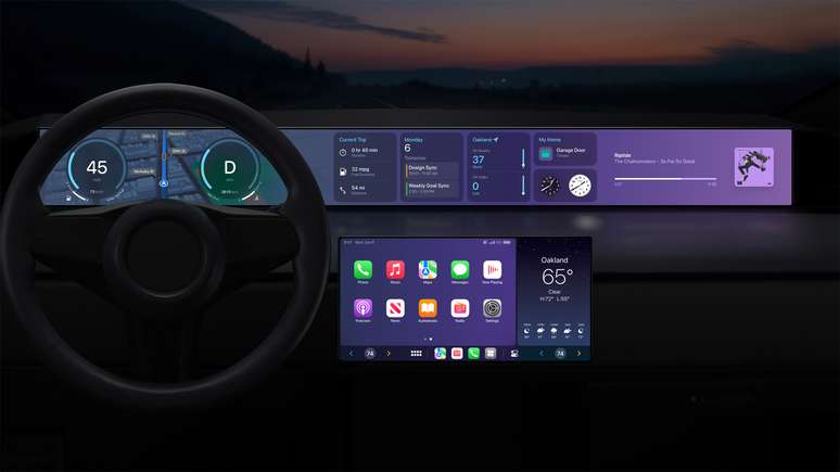 Novo Apple CarPlay ter&aacute; mais integra&ccedil;&atilde;o em telas do ve&iacute;culo