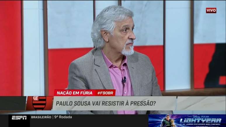 Fábio Sormani aconselhou ao Rubro-Negro carioca a repetir o processo - Foto: Reprodução/ESPN