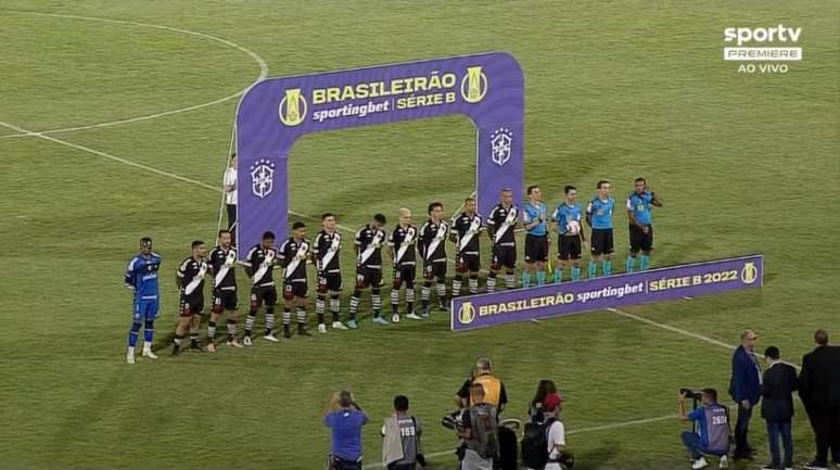 Vasco entrou sozinho - Foto: Reprodução Premiere