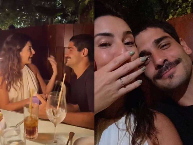 Fernanda Paes Leme foi pedida em casamento.