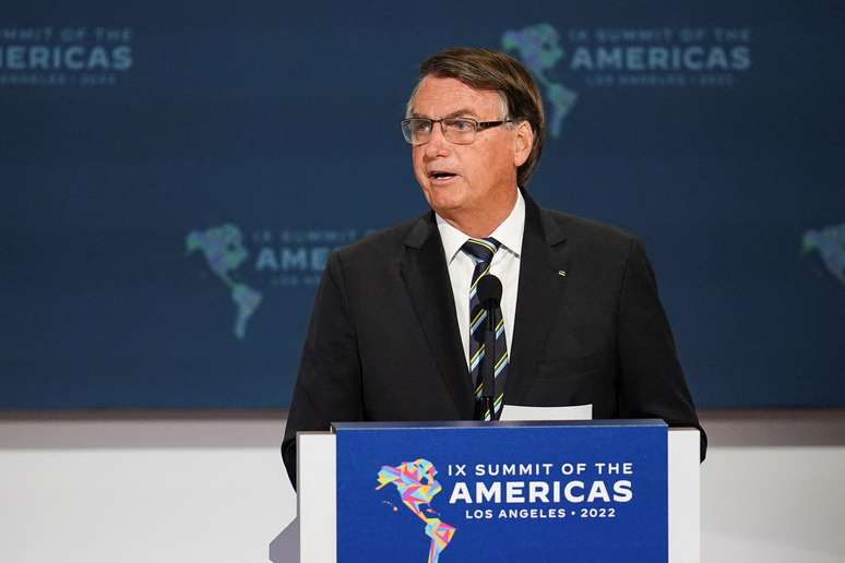 Jair Bolsonaro fez disurso na C&uacute;pula das Am&eacute;ricas