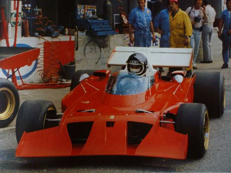 Ickx e a Ferrari 312B3 "Limpa Neve". Serviu como base para o sucesso da década de 70