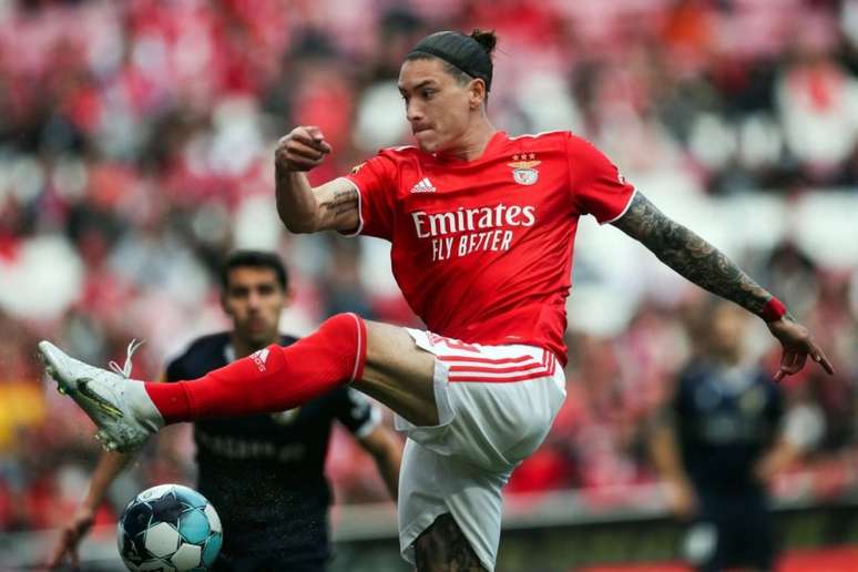 Darwin Núñez é o grande reforço do Liverpool na temporada (Foto: CARLOS COSTA / AFP)