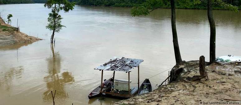 Rio Itaquaí, no Vale do Javari, Amazonas, onde o jornalista Dom Phillips e o indigenista Bruno Pereira foram vistos pela última vez