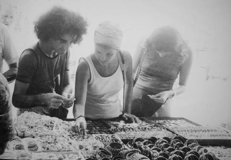 Leila Diniz, Ana Miranda e Luiz Carlos Lacerda em Bangcoc, em 13 de junho de 1972, em foto tirada por Arduíno Colasanti