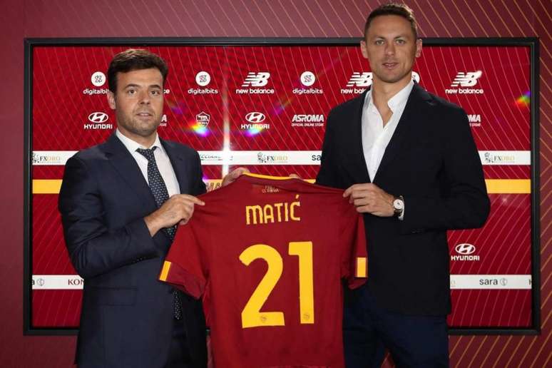 Aos 33 anos, Matic vai atuar pela Roma na próxima temporada (Foto: Divulgação/Roma)