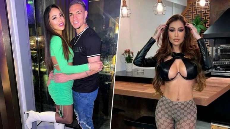 DJ Gabi Cavallin está tendo um caso com Antony e estaria grávida do jogador (Fotos: Reprodução/Instagram)