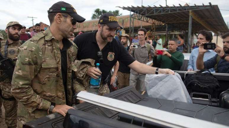 Polícia encontrou 'material orgânico aparentemente humano'