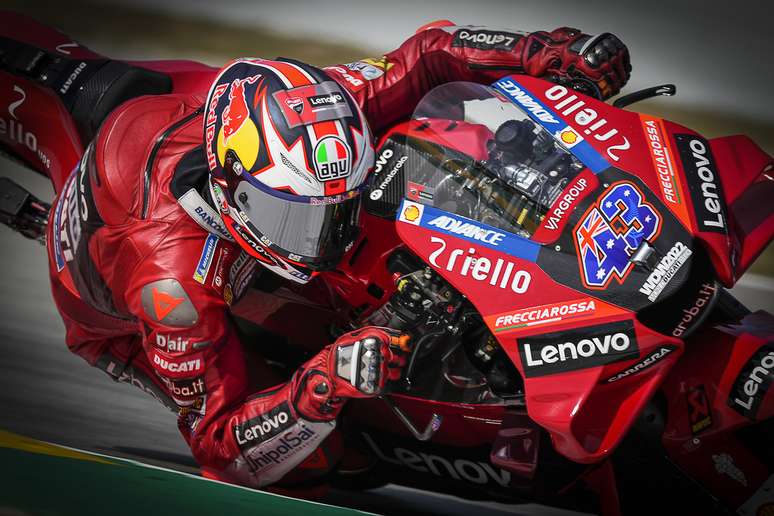 Jack Miller em ação pela Ducati 