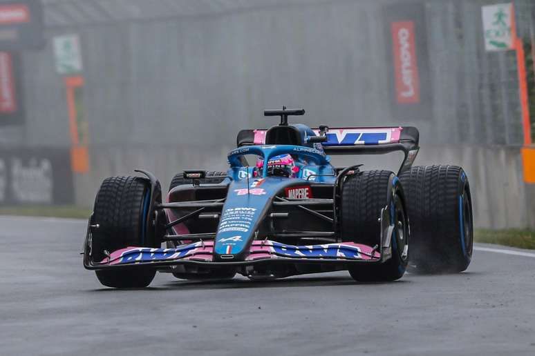 Fernando Alonso na classificação para o GP do Canadá