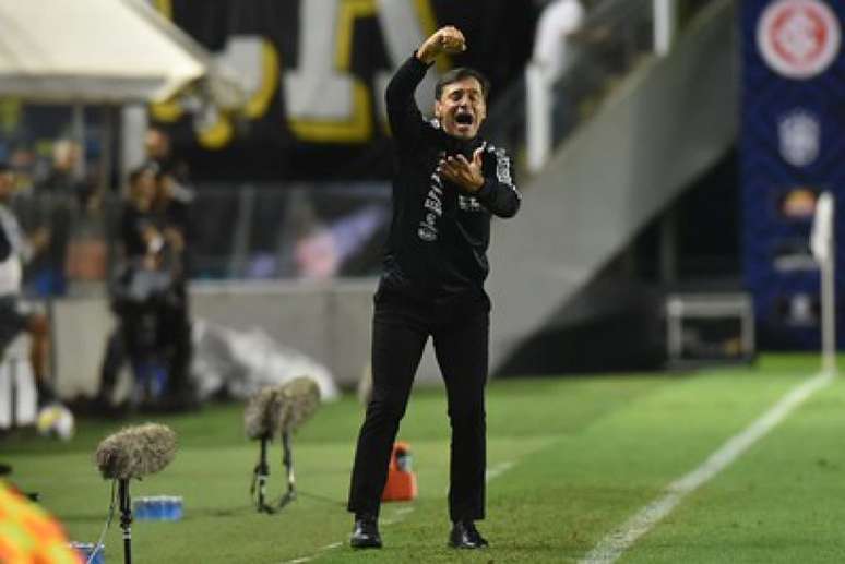 O técnico Fabián Bustos não pretende priorizar uma competição no Santos (Foto: Ivan Storti/Santos FC)