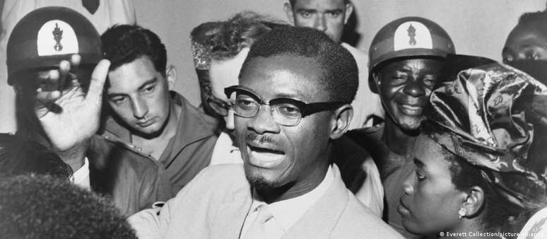 Patrice Lumumba, primeiro premiê congolês, foi assassinado em 1961 após a derrubada de seu governo 