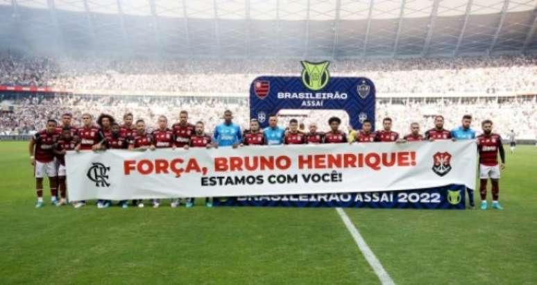 Bruno Henrique recebeu apoio (Foto: Gilvan de Souza/Flamengo)