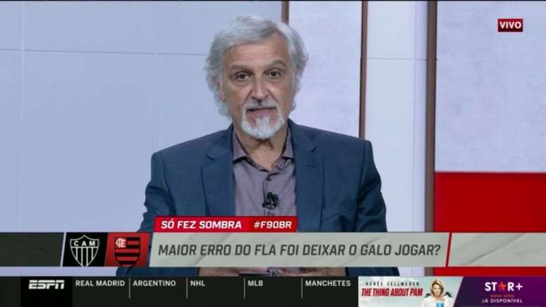 Sormani sugeriu troca de Gabigol por Gustavo Gómez (Reprodução/ESPN)