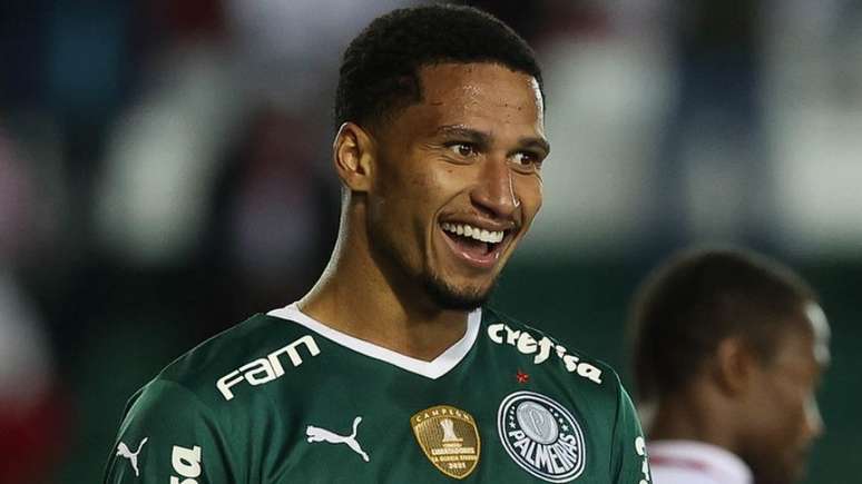 O zagueiro Murilo marcou o gol da virada palmeirense no final do Choque=Rei (Foto: Cesar Greco/SE Palmeiras)