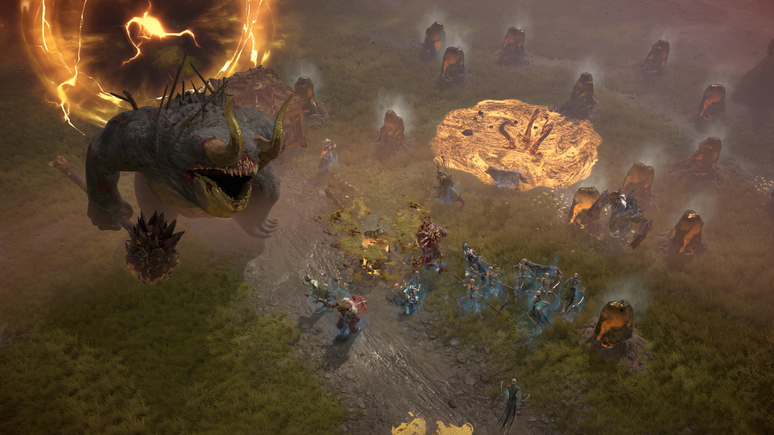 Trecho de gameplay de Diablo IV mostra chefes imponentes