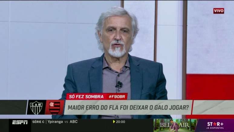 Sormani comparou Gabigol com Gustavo Gómez (Reprodução/ESPN)