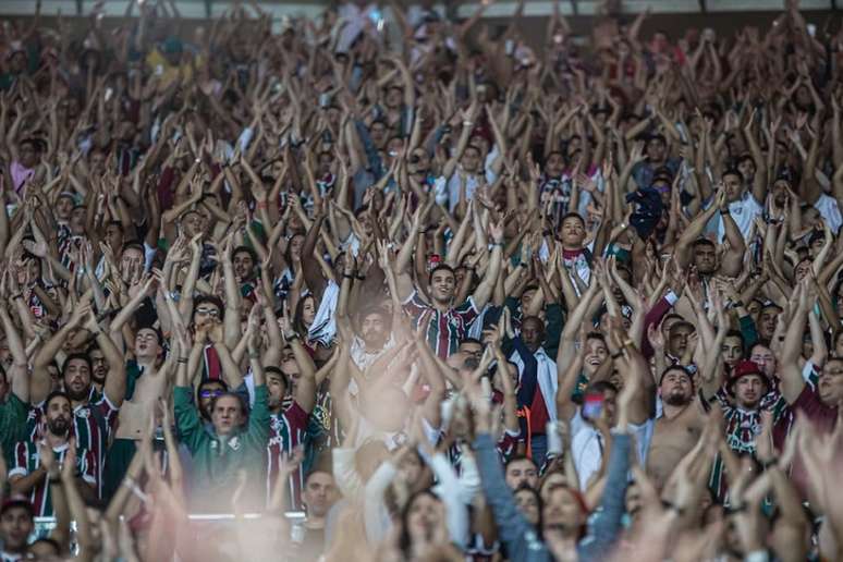 Torcida do Fluminense vai comparecer em peso para apoiar o time contra o Cruzeiro (Foto: Marcelo Gonçalves/Fluminense FC)