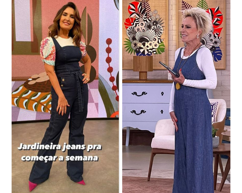 Fátima Bernardes e Ana Maria Braga 