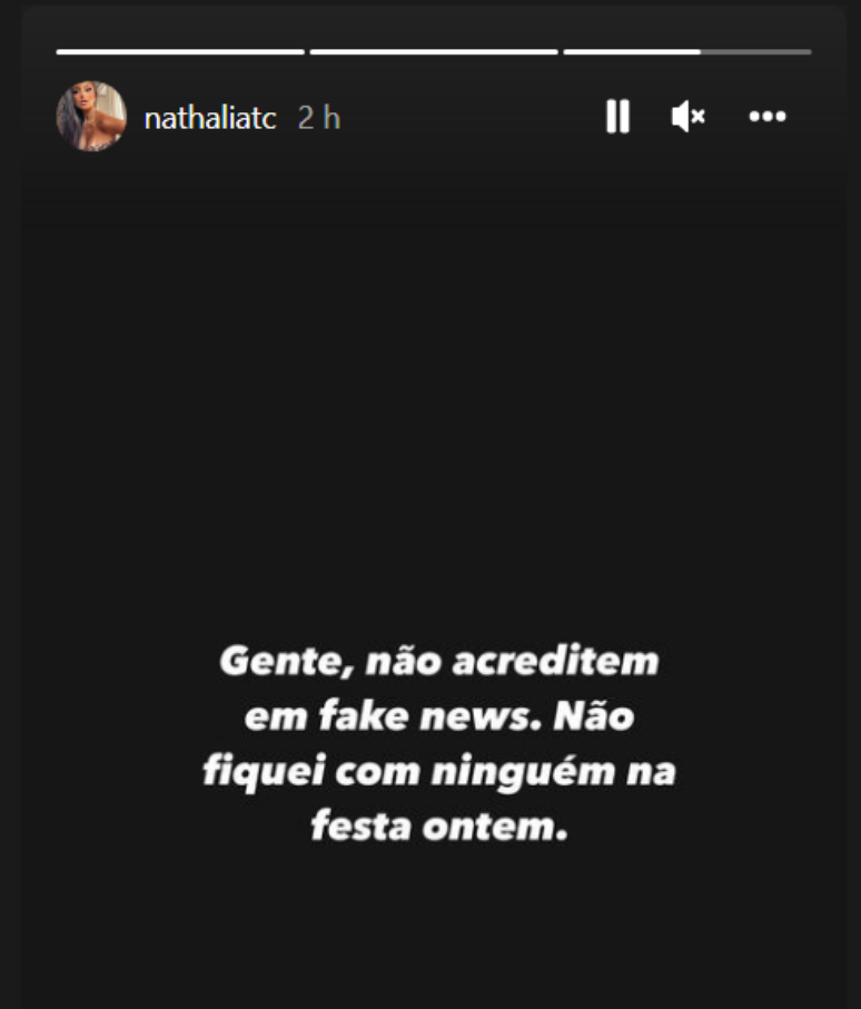 Nathália Castro desmente envolvimento com Neymar