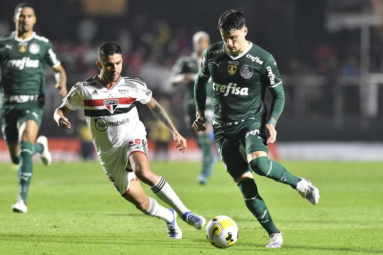 Jogo entre Palmeiras x São Paulo. Copa do Brasil 2022. Fonte: .