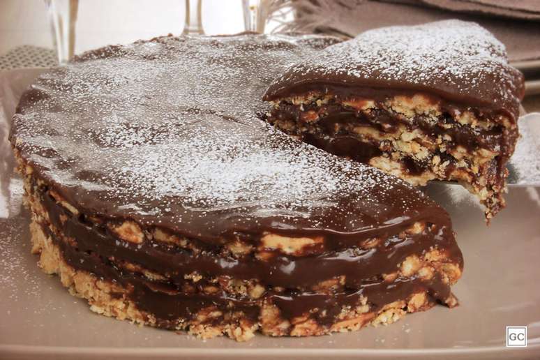 Torta de palha italiana – Foto: Guia da Cozinha