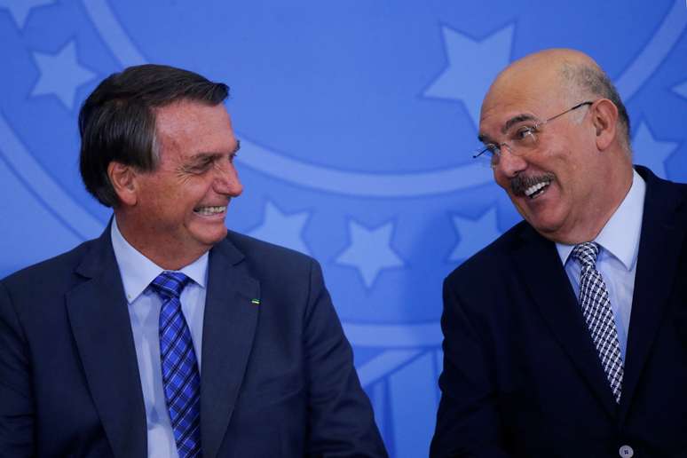 Jair Bolsonaro e Milton Ribeiro 