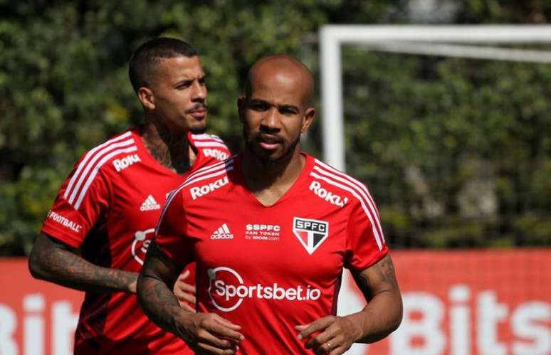 Os jogadores que atuaram no clássico contra o Palmeiras fizeram um treino regenerativo (Foto: Divulgação/ São Paulo FC)