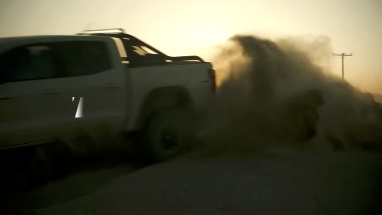 Teaser da nova Chevrolet Colorado 2023