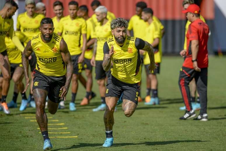 Gabigol não foi bem pela Copa do Brasil e tenta melhorar atuação contra o América-MG (Marcelo Cortes / Flamengo)