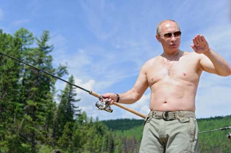 Líderes fizeram referência às imagens sem camisa de Putin