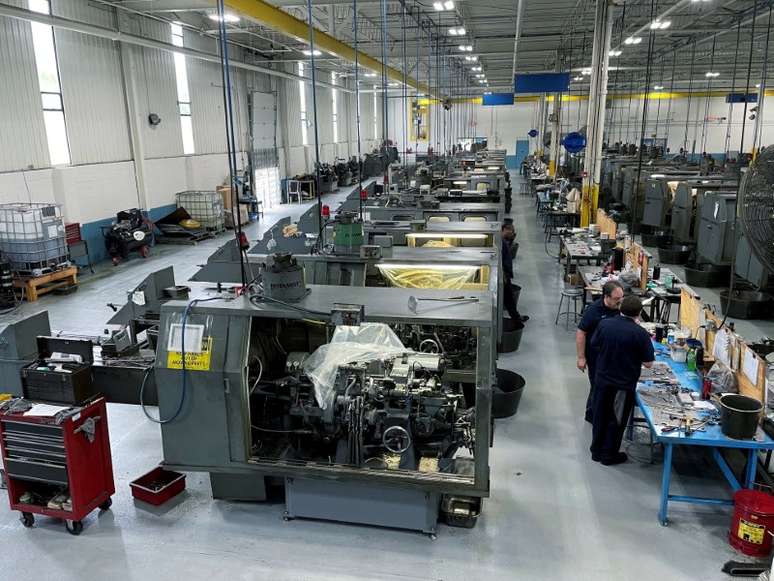 Fábrica da Gent Machine Co. em Cleveland, EUA
26/05/2021. REUTERS/Timothy Aeppel/File Photo