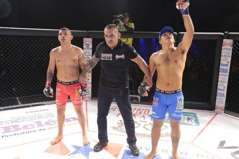 Sanderson Tita precisou de apenas 35s para vencer a luta principal do Iron Man MMA 24 (Foto: divulgação)