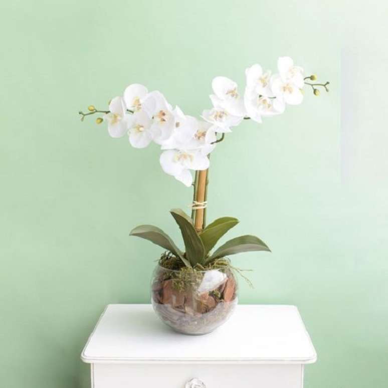 47. Vaso de vidro para flores artificiais &ndash; Foto Formosinha