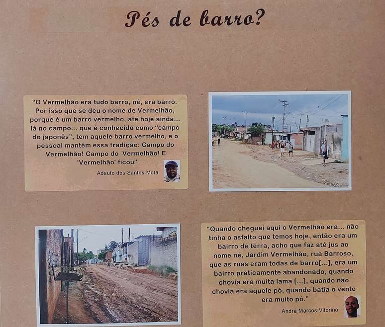 Imagens da região dos ‘pés de barro’ como era o apelido por conta da falta de pavimentação @Evelyn Fagundes/Agência Mural