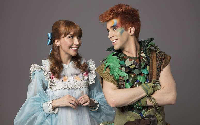 Mateus Ribeiro e Carol Costa interpetam Peter Pan e Wendy