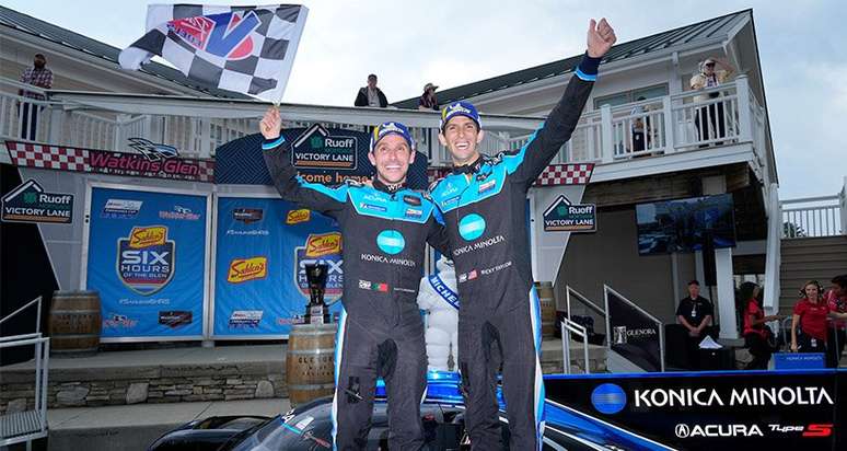 Vencedores em Watkins Glen: Ricky Taylor e Filipe Albuquerque 