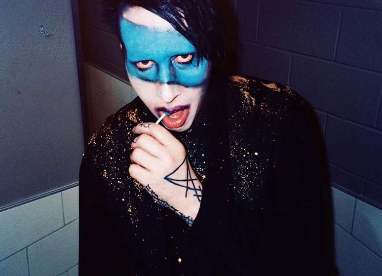 O cantor americano Marilyn Manson 