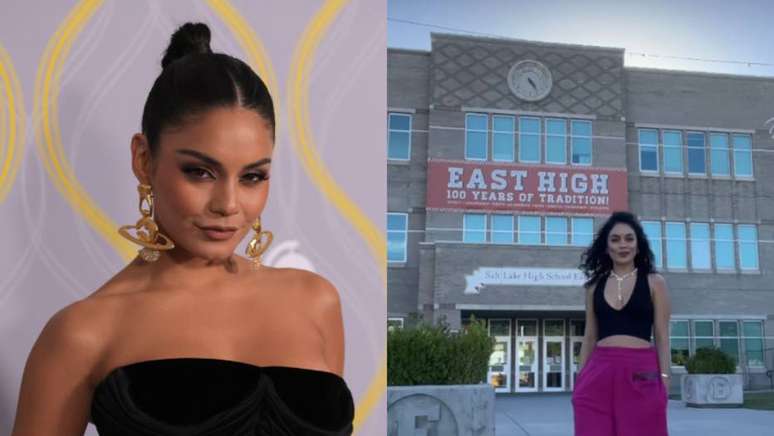 Vanessa Hudgens publicou em sua conta no Instagram um vídeo em frente ao prédio do East High, colégio onde 'High School Musical' foi gravado.