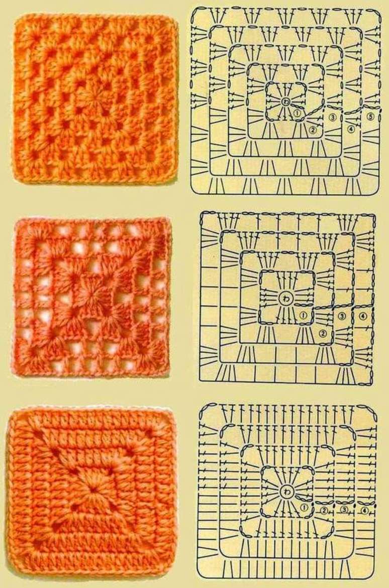 62. Gr&aacute;fico de croch&ecirc; para iniciantes &ndash; Via: Yandex
