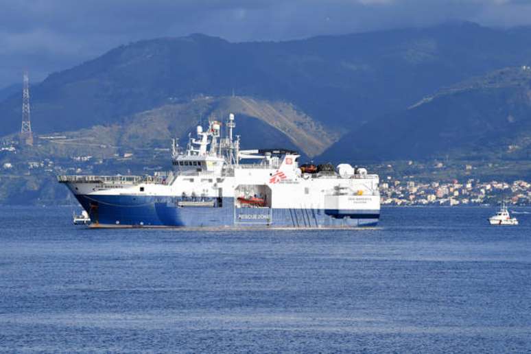 Imagem de arquivo do navio Geo Barents, da ONG Médicos Sem Fronteiras