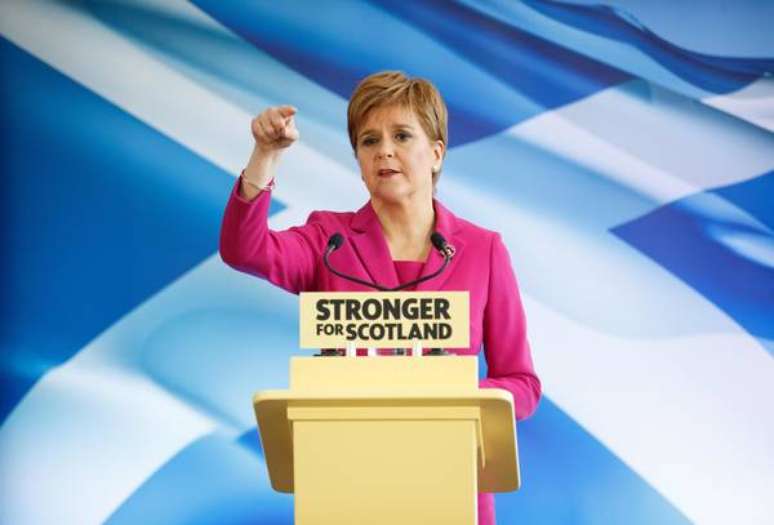 A premiê da Escócia, Nicola Sturgeon