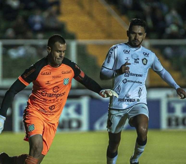 Figueirense e Remo empataram em partida válida pela Série C do Campeonato Brasileiro (Foto: Samara Miranda/Remo)