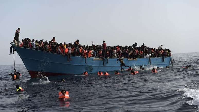 Rota migratória do Mediterrâneo Central é conhecida como uma das mais perigosas do mundo
