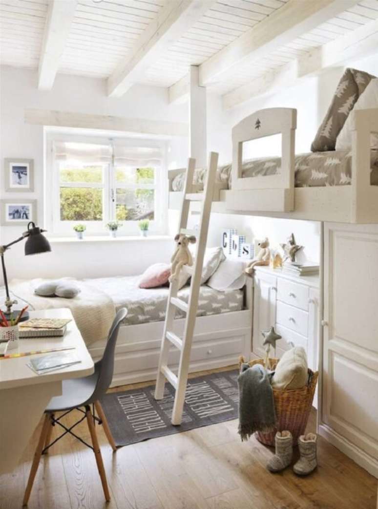 15. Ideias de mesa de estudo para quarto com beliche &ndash; Foto Influence Immo