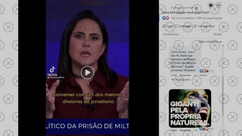 Vídeo com a alegação enganosa de que Bolsonaro deixou de mandar dinheiro para emissoras de televisão