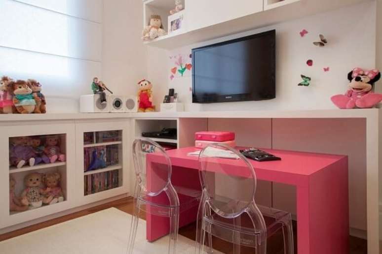 8. Mesa de estudo para quarto infantil – Foto ConForma Arquitetura e Design