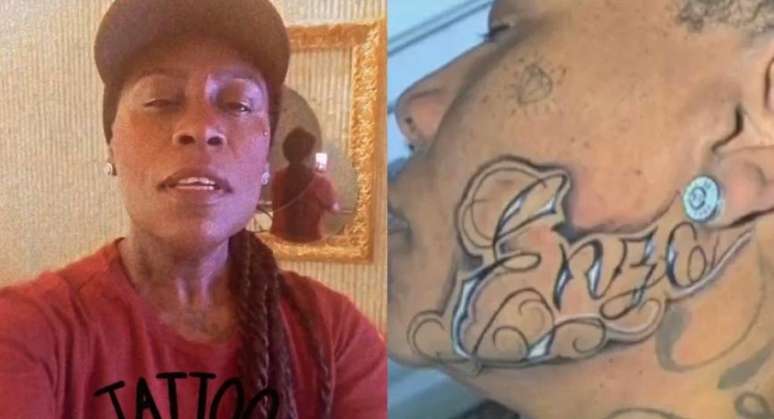 Pepê fez tatuagem no rosto e se arrependeu