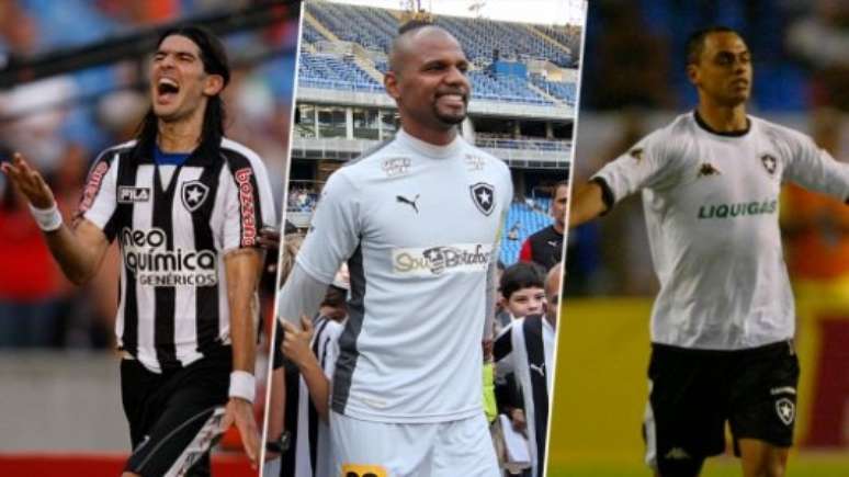 Montagem Lance!Fotos: Divulgação / Botafogo; Vitor Silva / Botafogo; Arquivo Lance!